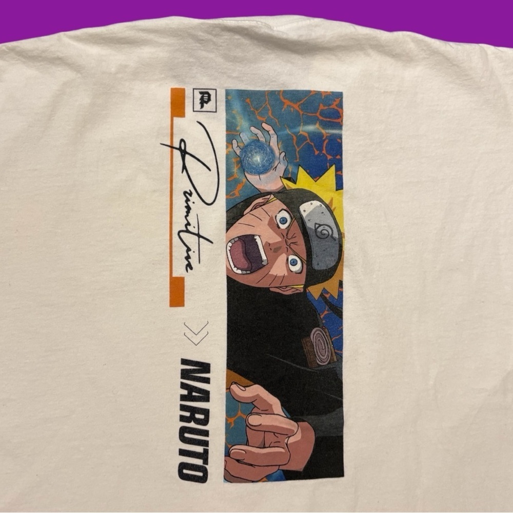 2000s Naruto Shippuden Primitive Tee - Picture 3 of 4